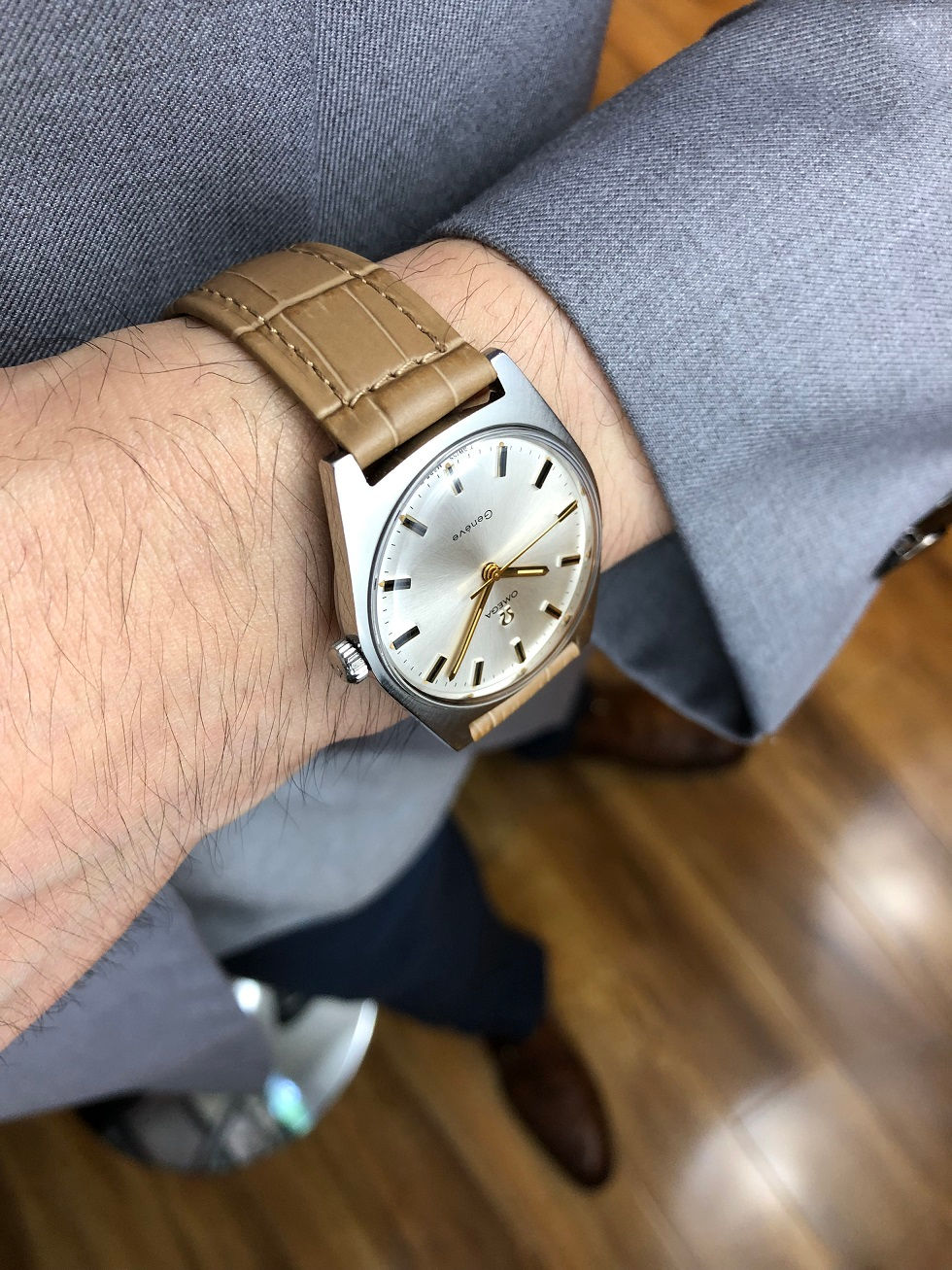 Thumbnail: 1969 OMEGA GENEVE WATCH