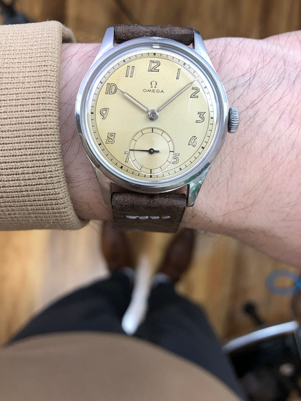 Thumbnail: 1945 OMEGA SUVERAN WATCH