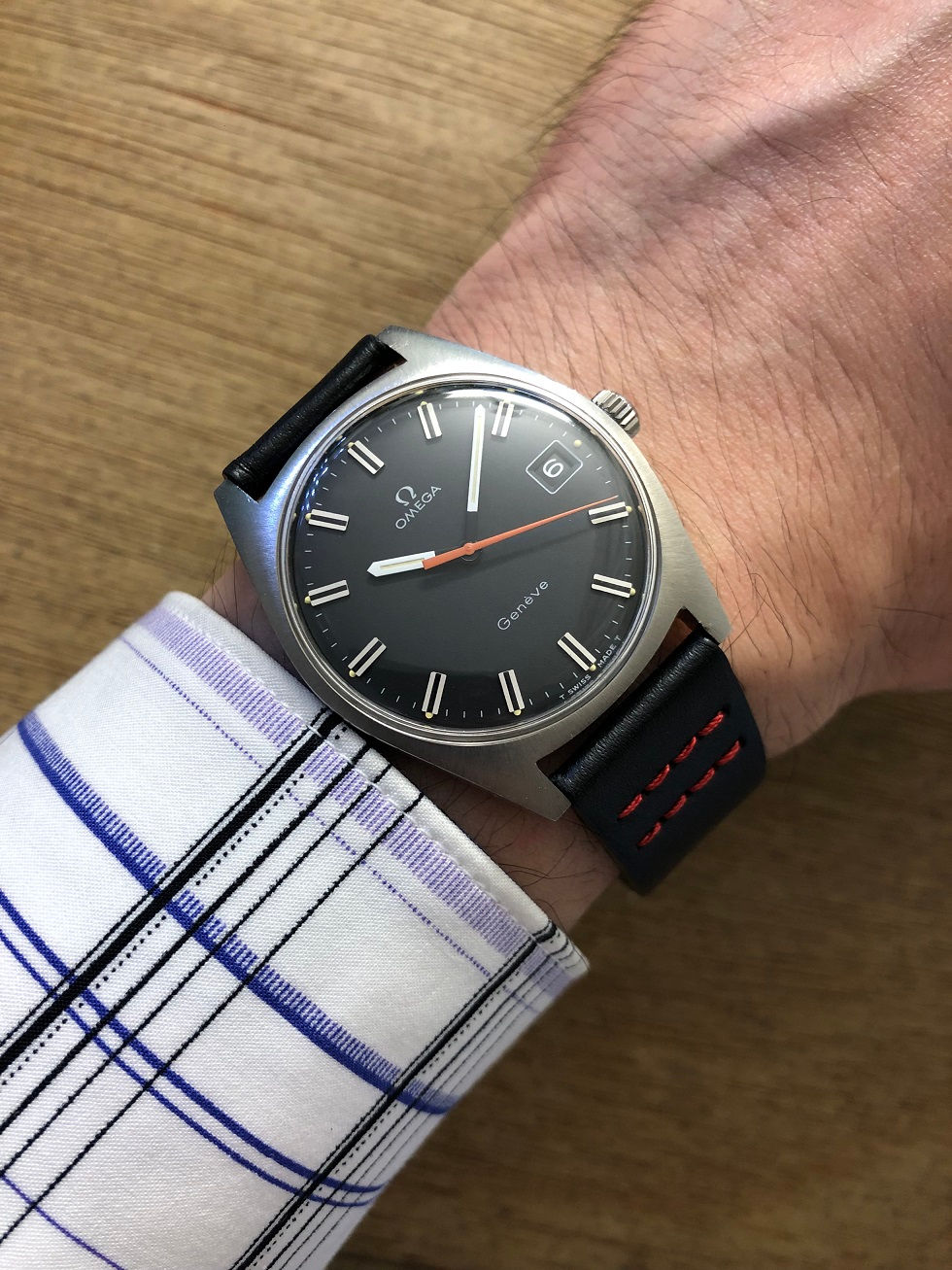 Thumbnail: 1969 OMEGA GENEVE WATCH