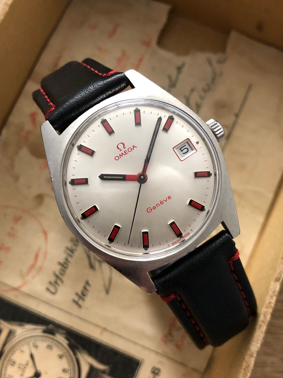 Thumbnail: 1969 OMEGA GENEVE WATCH