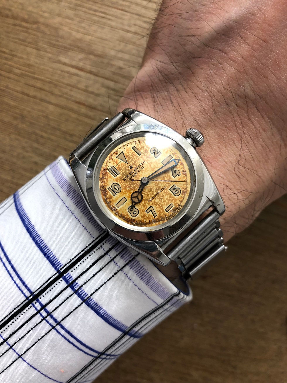 Thumbnail: 1941 Rolex Oyster Perpetual BB Back