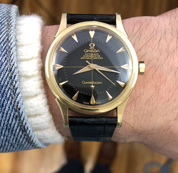 1958 OMEGA CONSTELLATION PIE PAN WATCH