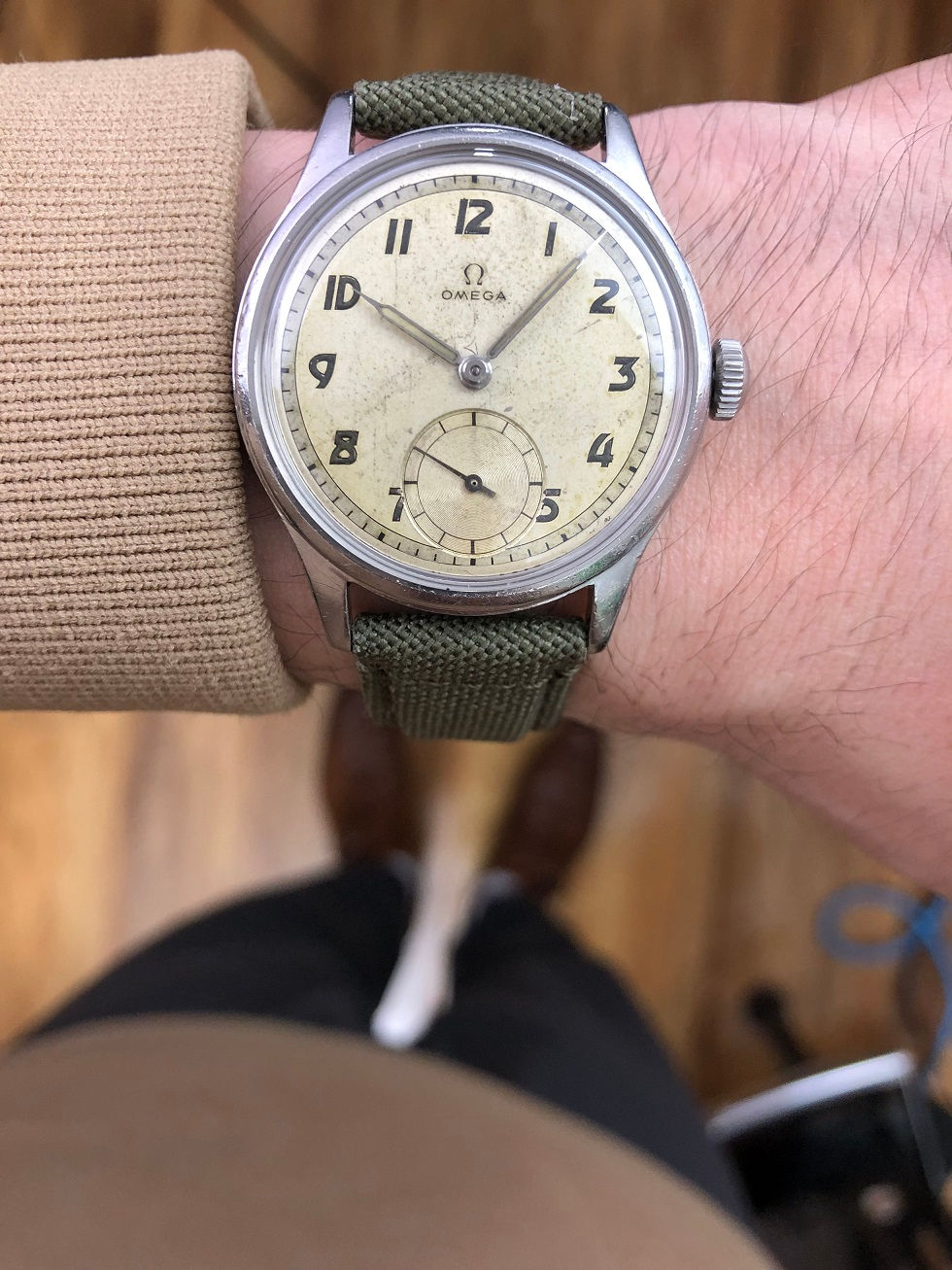 Thumbnail: 1945 OMEGA SUVERAN WATCH