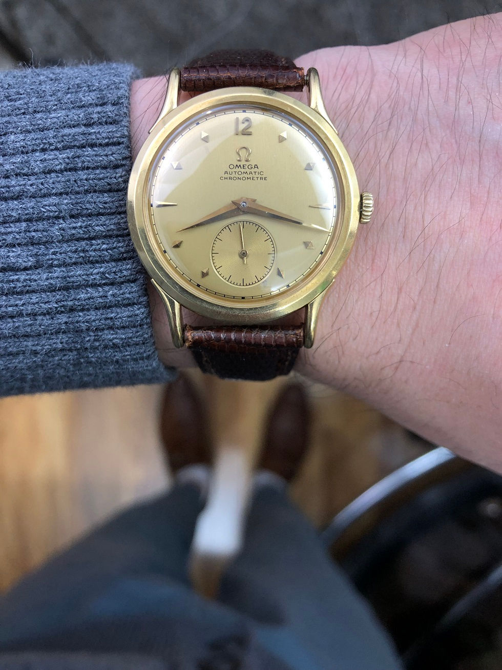 Thumbnail: 1948 OMEGA CENTENARY CHRONOMETRE