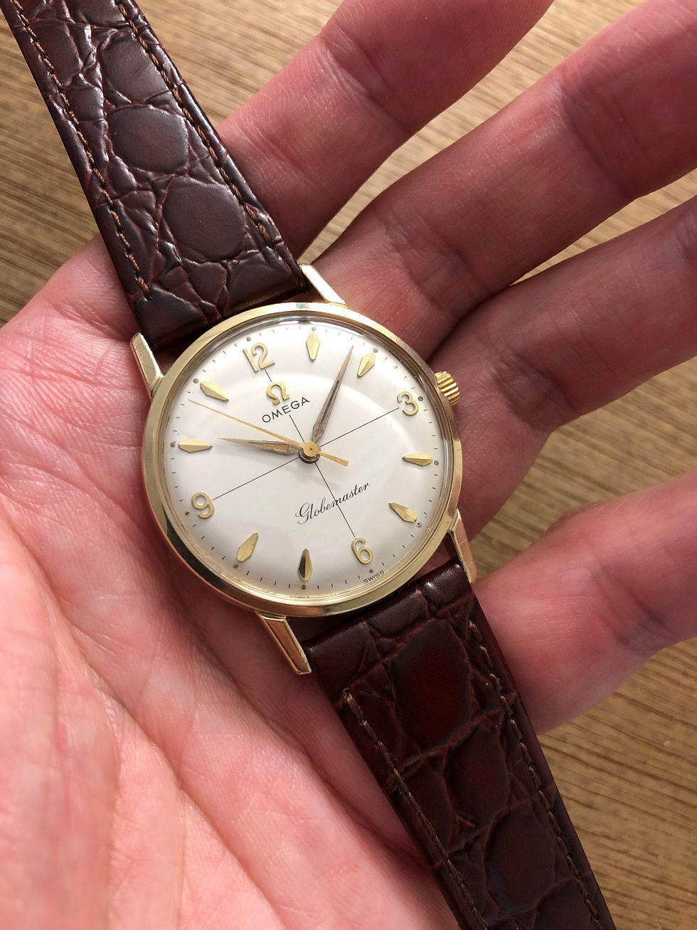 Thumbnail: 1958 OMEGA GLOBEMASTER DRESS WATCH