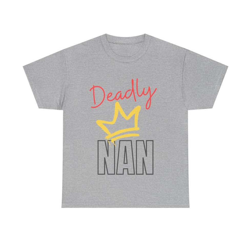 Thumbnail: Deadly Crown NAN + Proud to Be - Unisex Heavy Cotton Tee