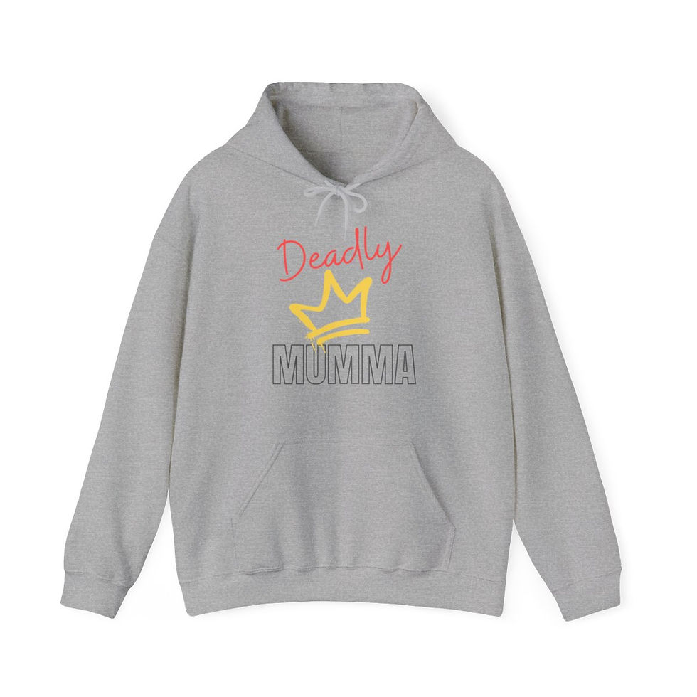 Thumbnail: Deadly Crown MUMMA + Proud to Be - Unisex Heavy Blend™ Hooded Sweatshirt