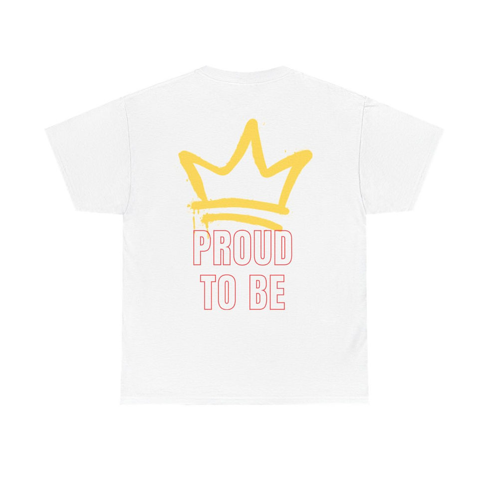 Thumbnail: Deadly Crown DAD + Proud to Be - Unisex Heavy Cotton Tee