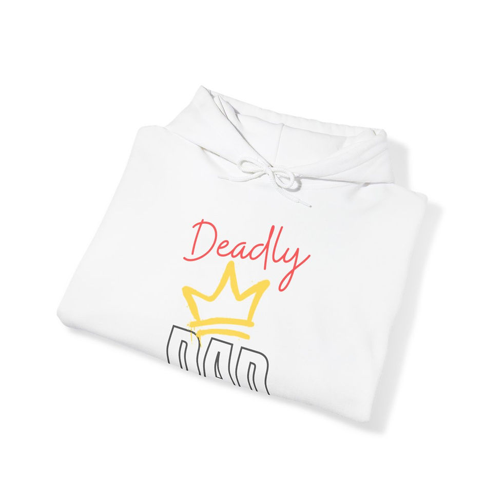 Thumbnail: Deadly Crown DAD + Proud to Be - Unisex Heavy Blend™ Hooded Sweatshirt