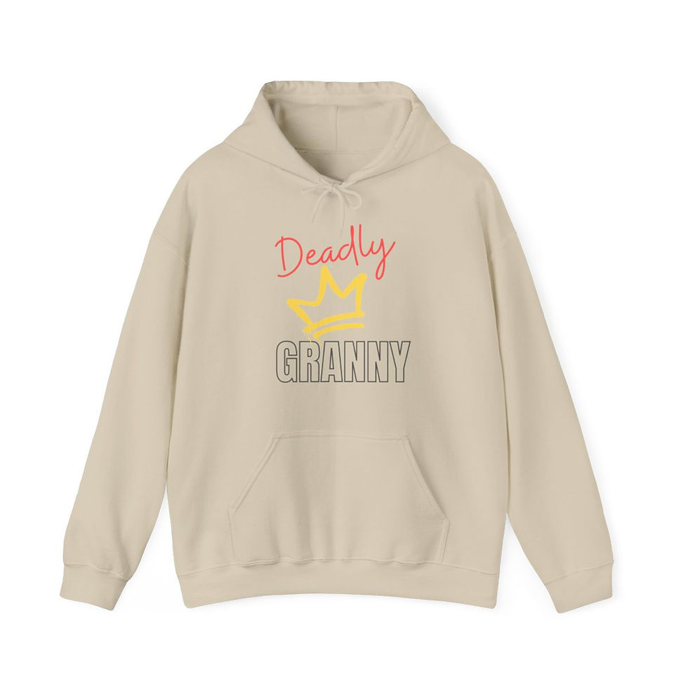 Thumbnail: Deadly Crown NANNY + Proud to Be - Unisex Heavy Blend™ Hooded Sweatshirt