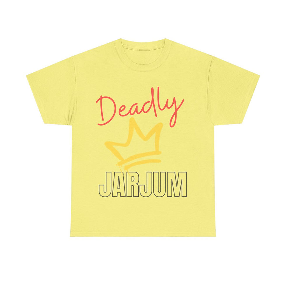 Thumbnail: Deadly Crown JARJUM + Proud to BeUnisex Heavy Cotton Tee