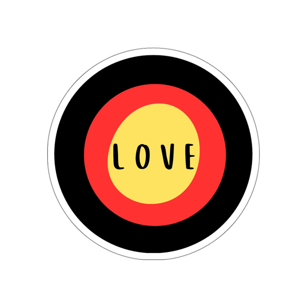 Thumbnail: LOVE - CIRCLES - Die-Cut Stickers
