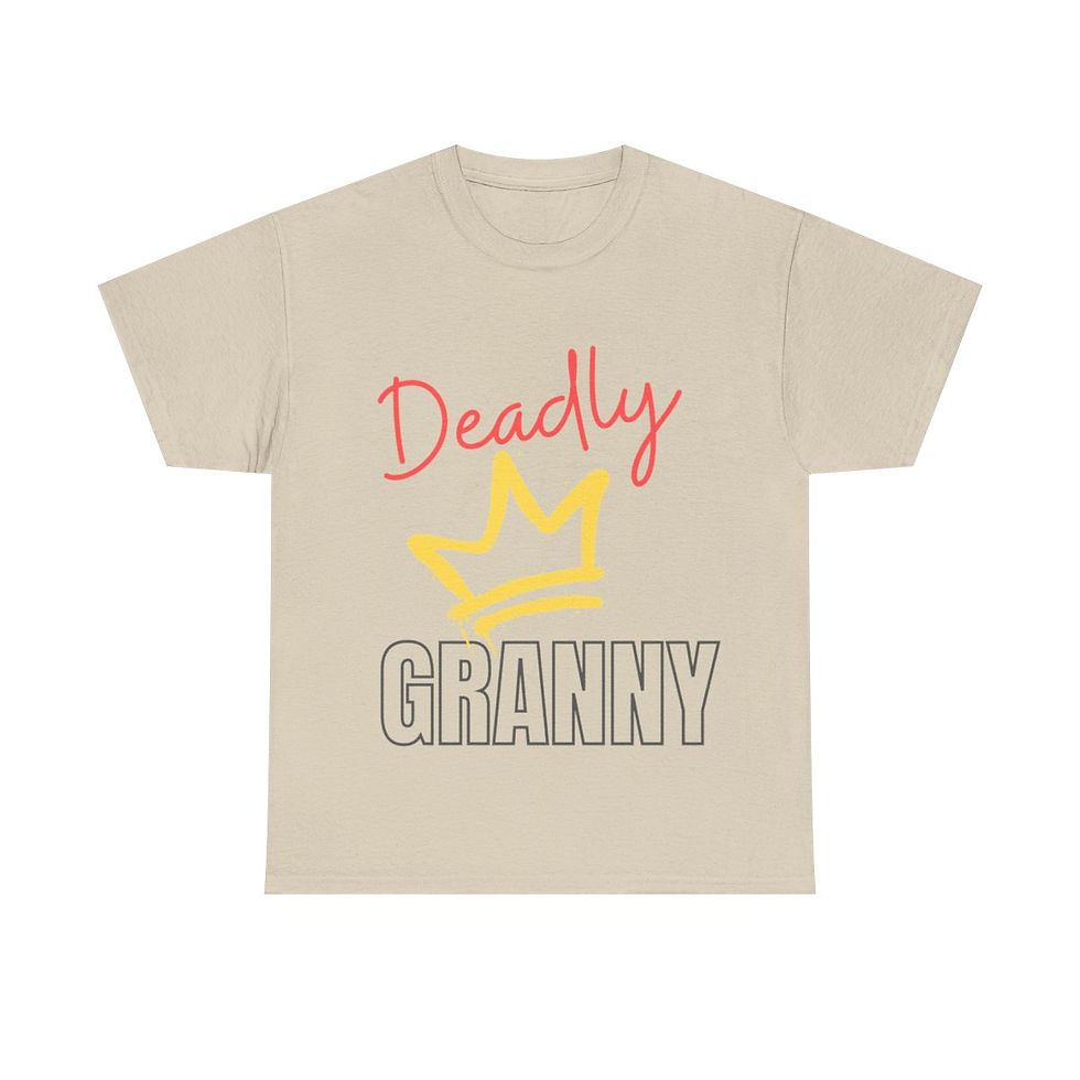 Thumbnail: Deadly Crown GRANNY + Proud to Be - Unisex Heavy Cotton Tee