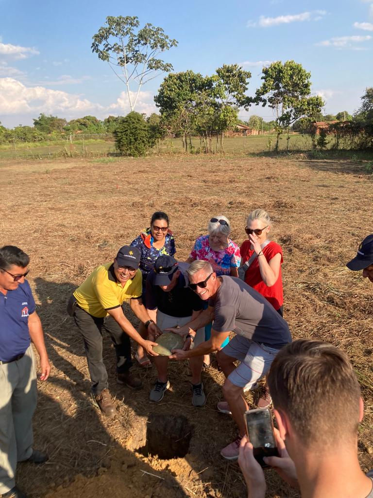 Laying the Cornerstone for the church in Riberalta #2