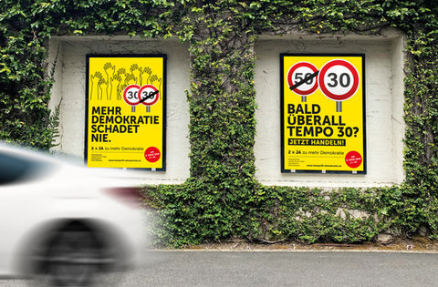 TCS Kampagne gegen Tempo 30
