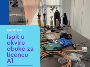 Uspešno realizovan ispit, 01. juna, u okviru Obuke za licencu A1