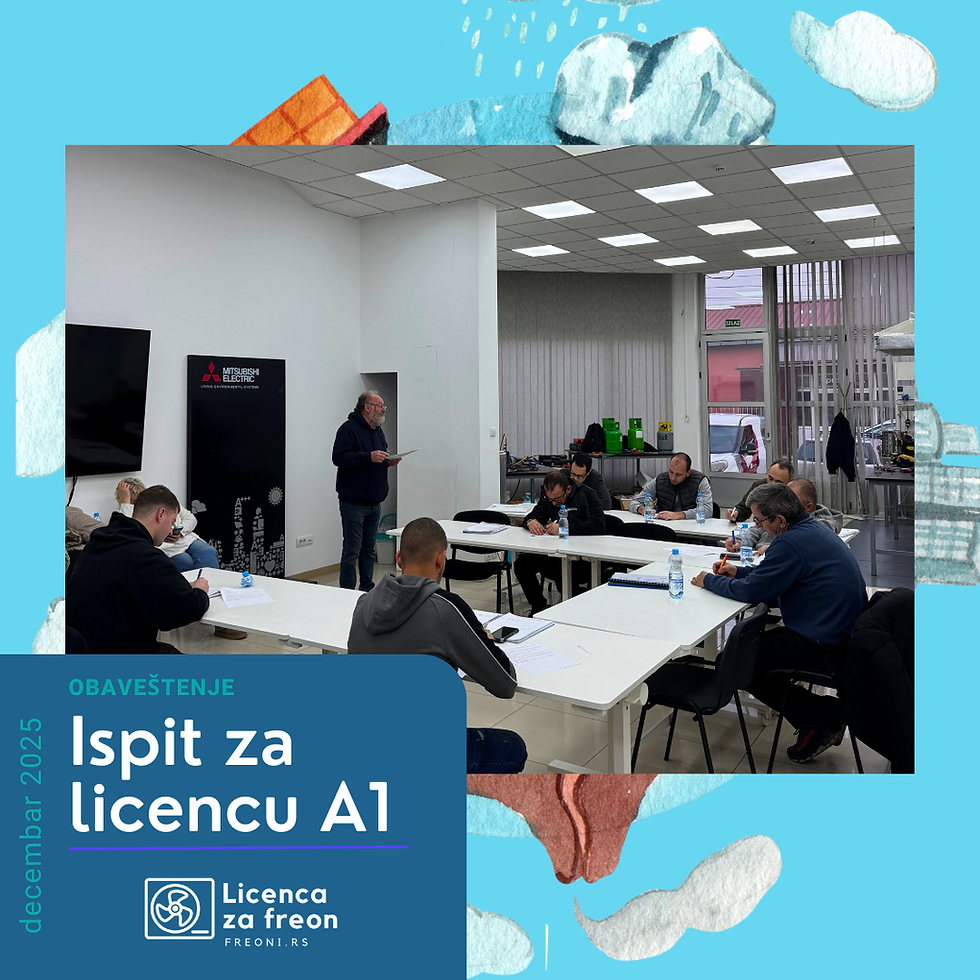 Uspešno realizovan ispit, 18. decembra, u okviru Obuke za licencu A1