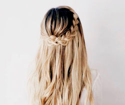 balayage hair color with braids