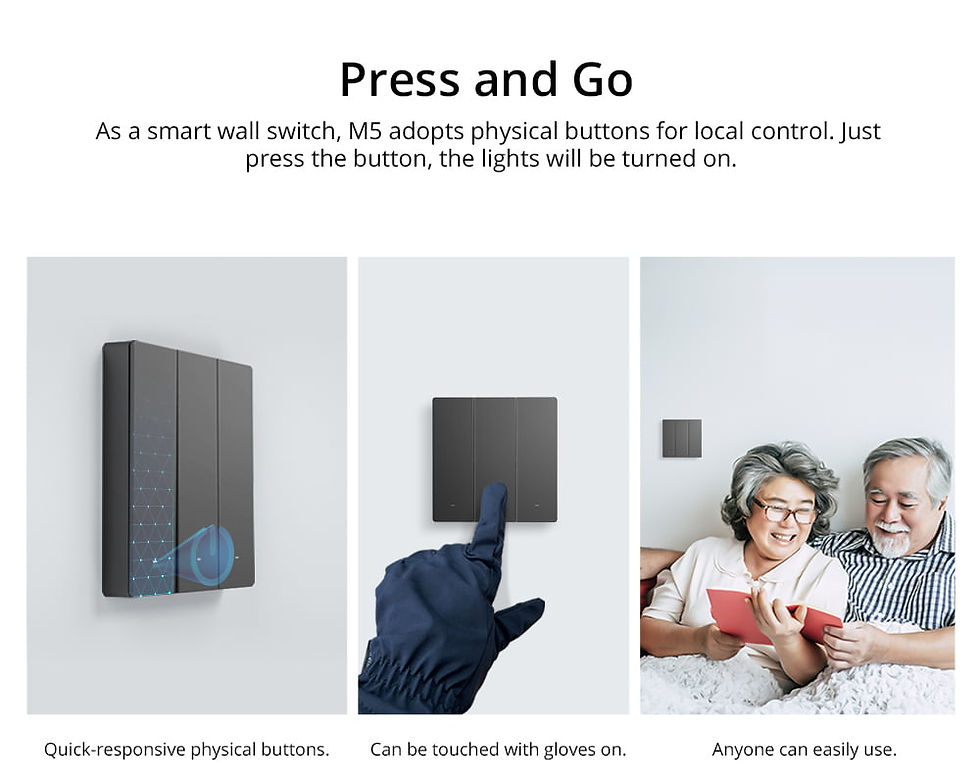 Thumbnail: Sonoff M5 Smart WiFi Light Switch 1CH