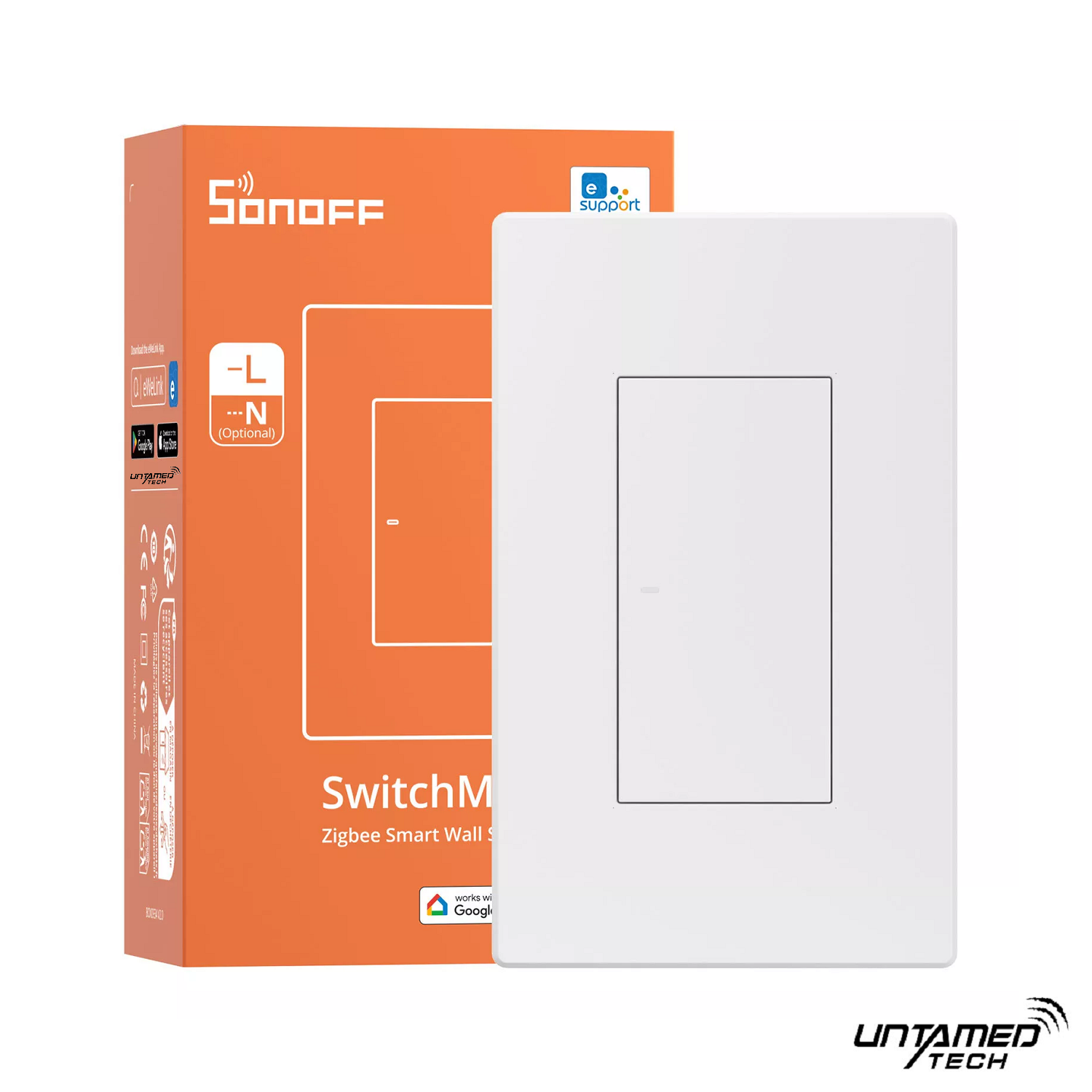 SONOFF Zigbee Smart Wall Switch ZBM5 – No Neutral 1CH