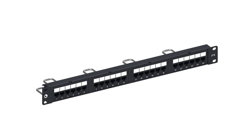 CAT5e PATCH PANEL 24PORT KRONE (1U/PCB)