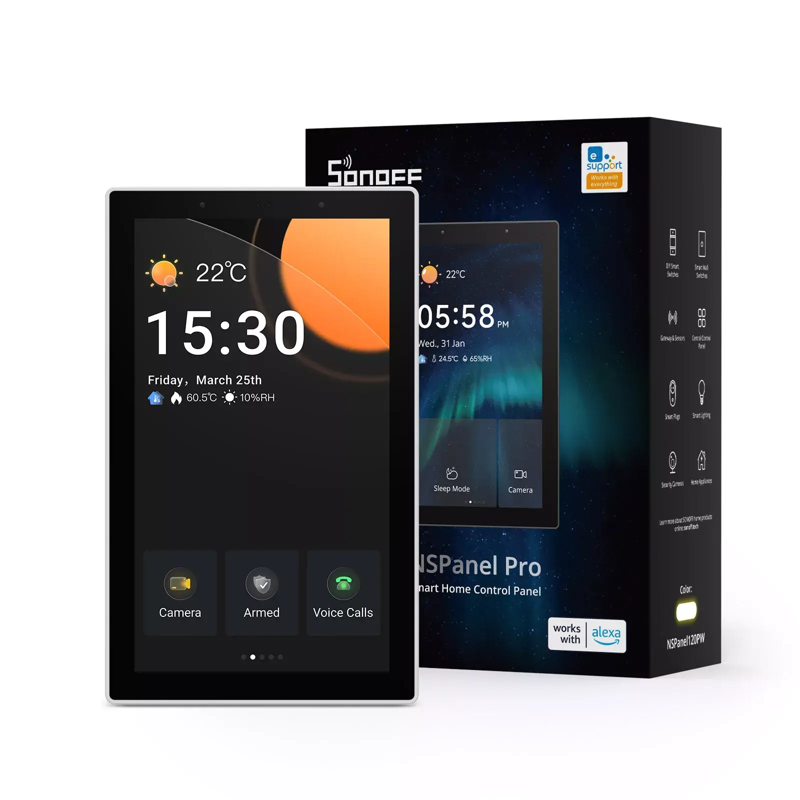 SONOFF NSPanel Pro Smart Home Control Panel 120 White