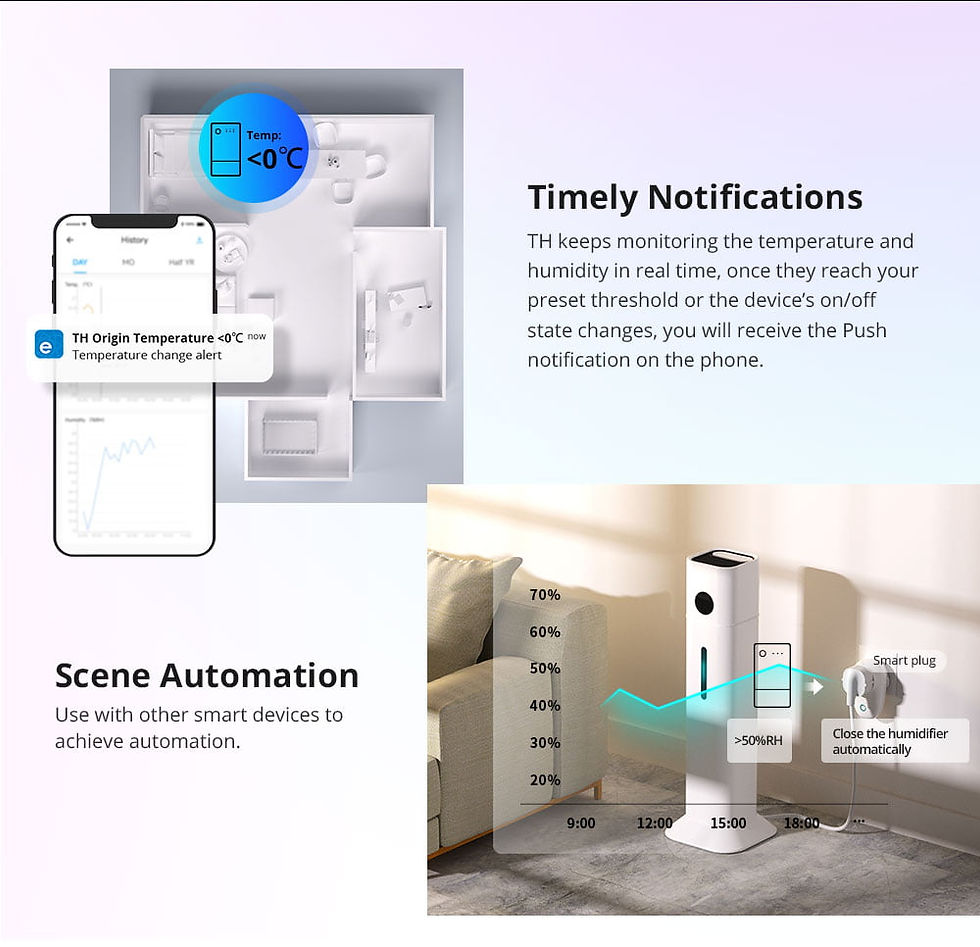 Thumbnail: Sonoff TH Origin 16A Smart Temperature and Humidity Monitoring Switch (sensor no