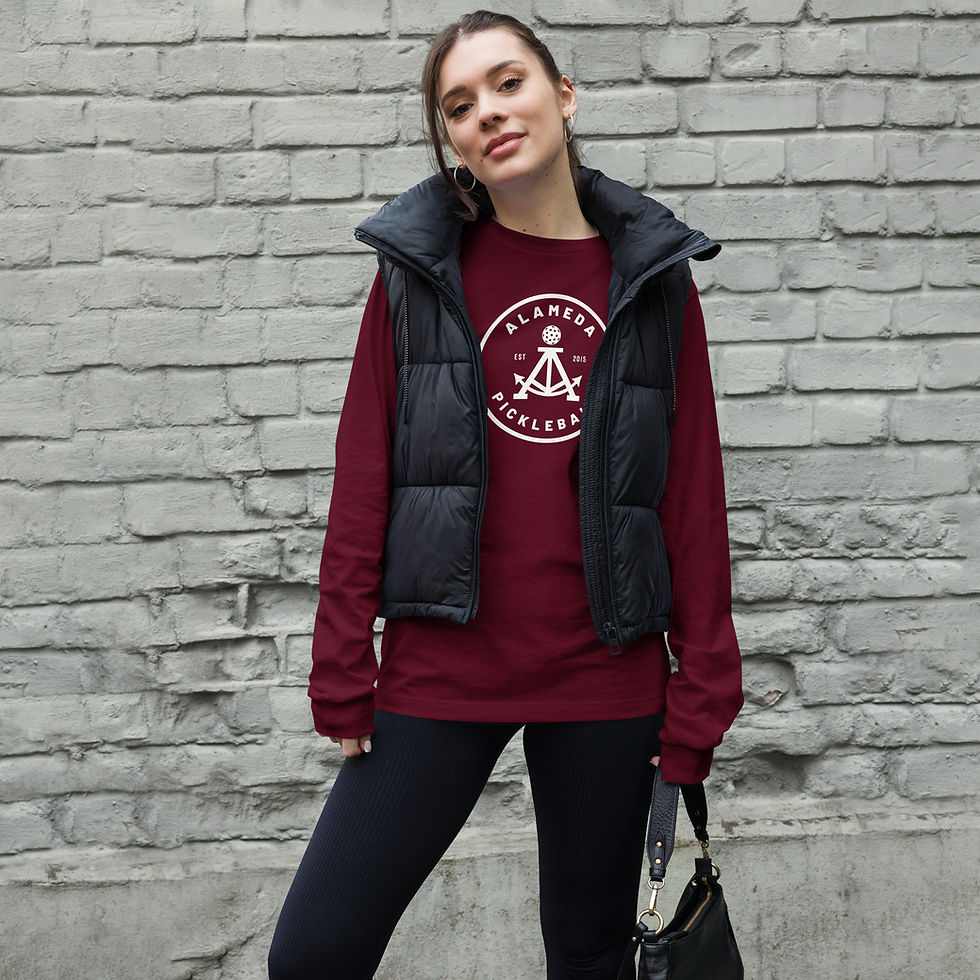 Thumbnail: Alameda Pickleball Unisex Long Sleeve Tee