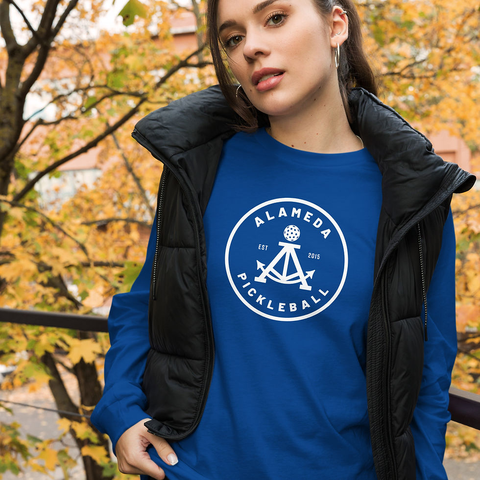 Thumbnail: Alameda Pickleball Unisex Long Sleeve Tee