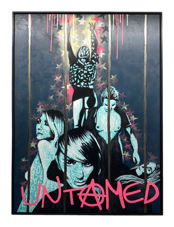 Untamed, Sisterhood,  female empowerment, Painting, Art for Sale, Contemporary Art, Art Collectors, Cool Art, Art for Interiors