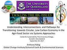 Understanding Interconnections and Pathways for Transitioning towards Circular, Low Carbon Economy i