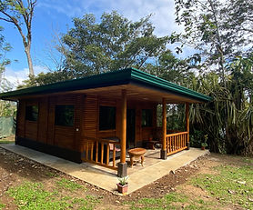 Beautiful, Furnished, Brand-New, Teak Wood Cabin- 1 BD 1 BA– El Roble, Tronadora