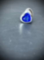 Thick Trim Heart Shape  Braceler Bead 925 Silver