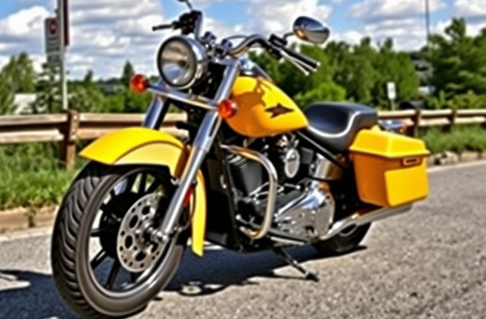 motorcyclists travelling along highway 401