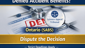 What Can You Do If Your Accident Benefits Are Denied in Ontario?