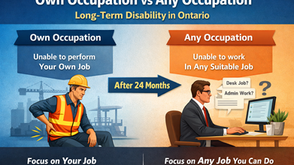 When Does Long-Term Disability Change From “Own Occupation” to “Any Occupation” in Ontario?