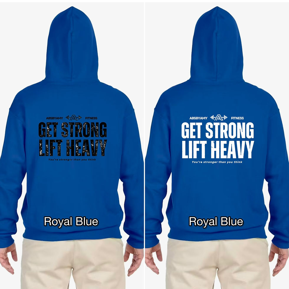 Thumbnail: Get Strong Lift Heavy Hoodie BACK LOGO