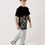 Miniatura: T-SHIRT CON INSERTO A FIORI TRASPARENTE