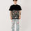 Miniatura: T-SHIRT CON INSERTO A FIORI TRASPARENTE