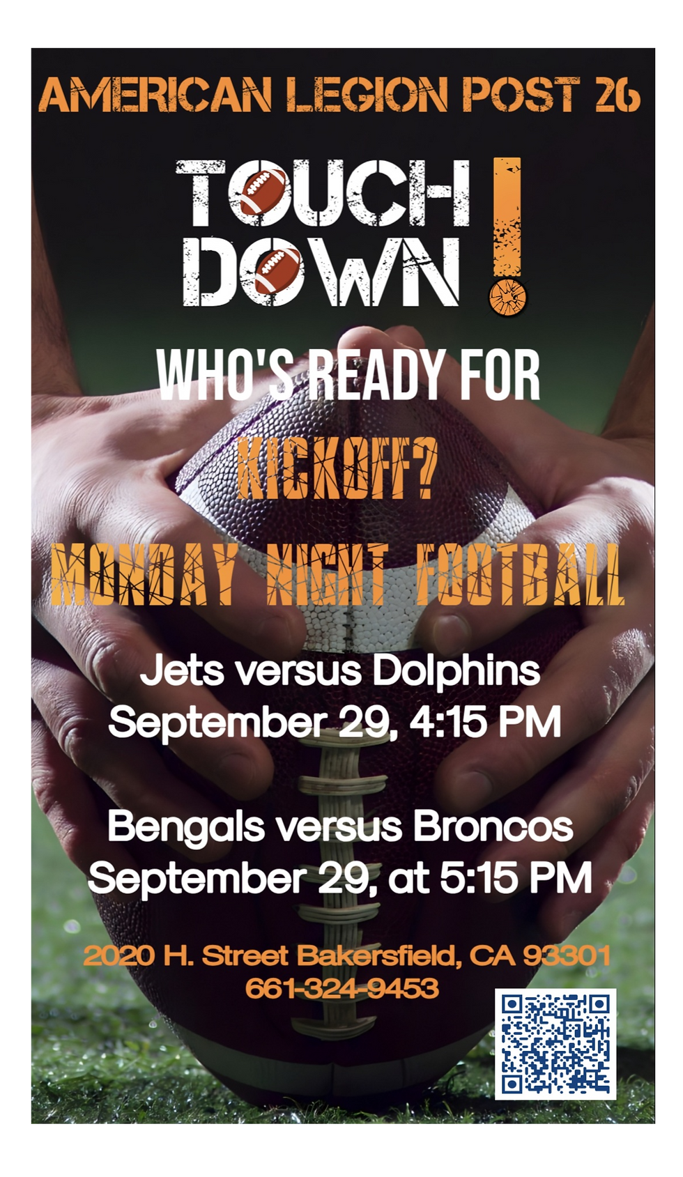 Monday Night Football!!!