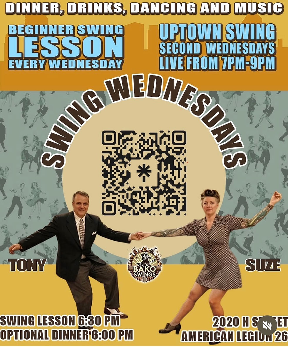 Swing Dance Lessons & Dinner