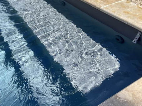 swimming pool liner dark grey