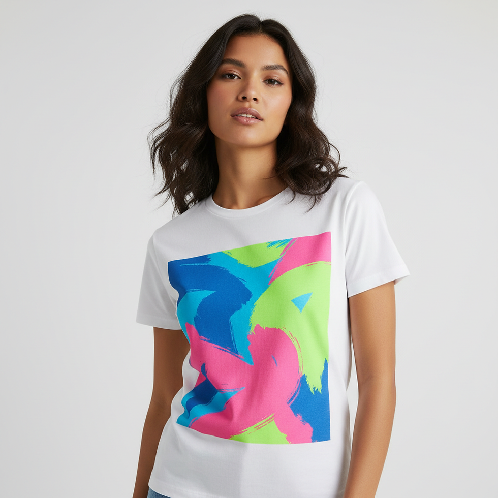 Camiseta Gráfica Vibrante