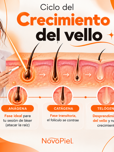 ¿Por qué vuelve a salir vello después de la depilación láser? Ciclos de crecimiento, hormonas y sesiones de mantenimiento
