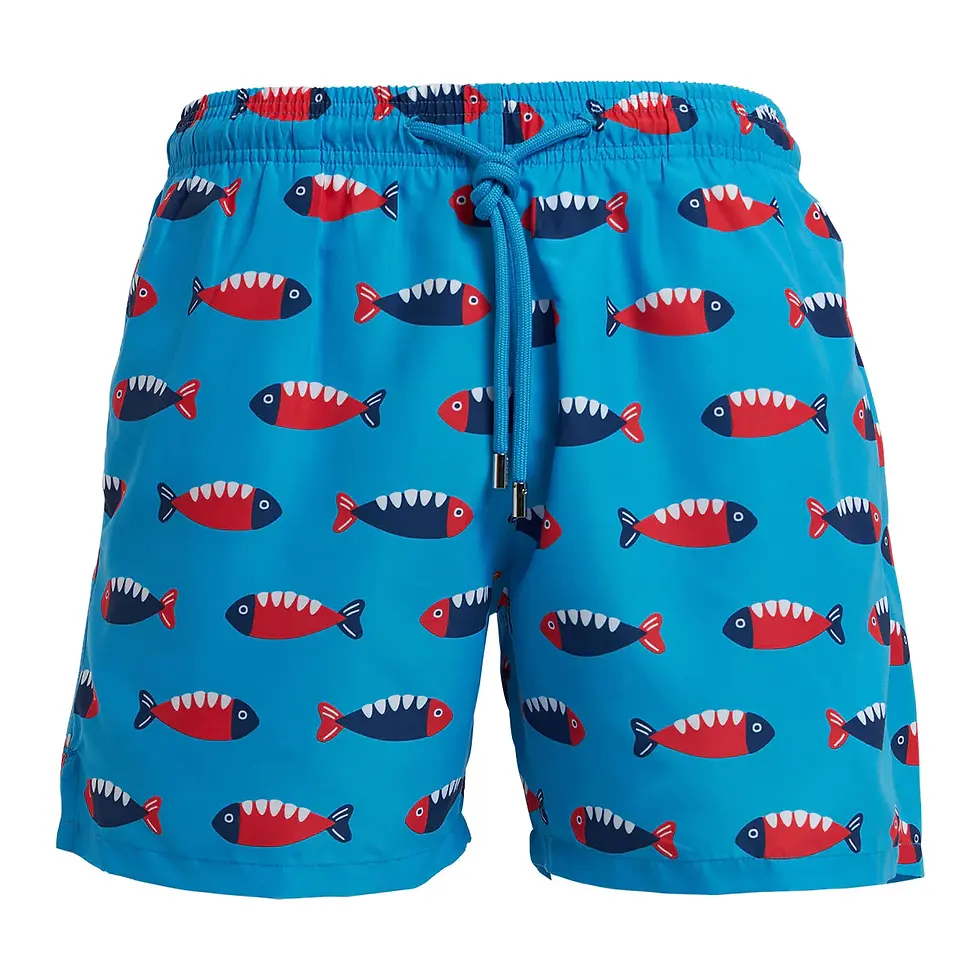 Thumbnail: Swim Shorts - Mr Fish | Bubblegum Blue