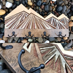 "Mountain Heart" Coat Rack