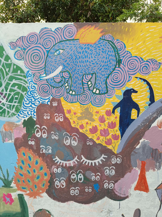 Mural Painting with Children