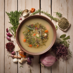 Split Pea Soup Gift Jar