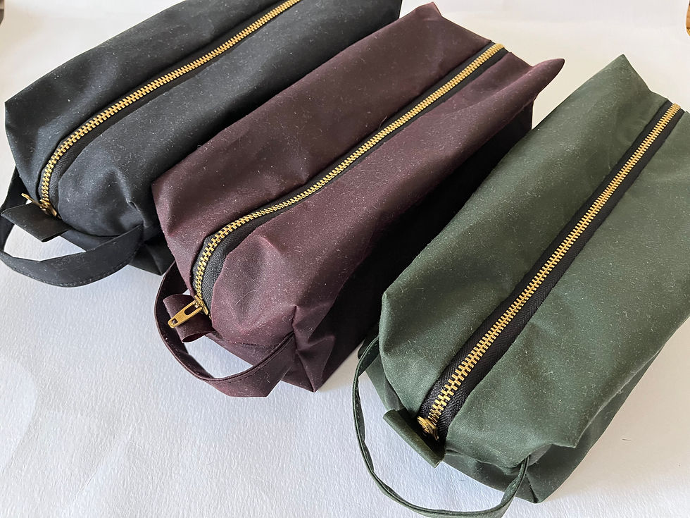Thumbnail: Premium Waxed Cotton Washbag