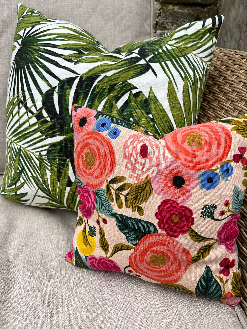 Thumbnail: Dinky Posy of Roses cushion 